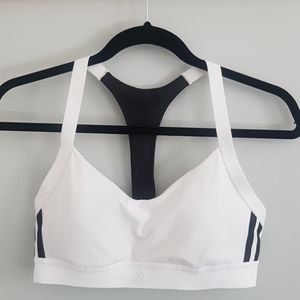 White Adidas Sports Bra
